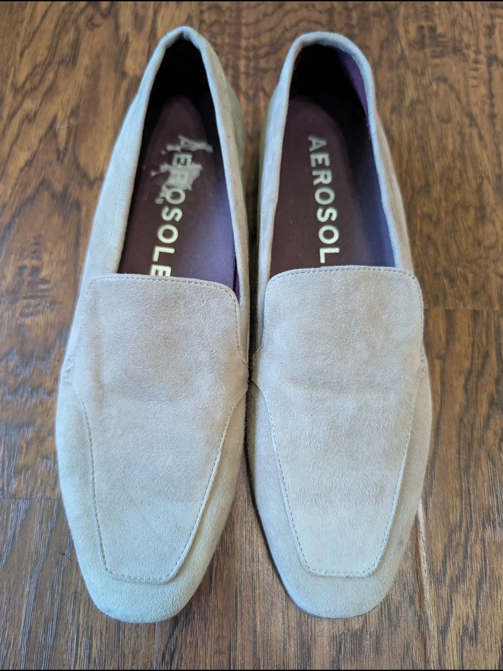 Aerosoles Women’s Paynes Suede Slip-On Loafers Size 8.5